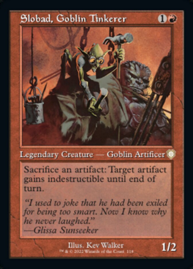 Slobad, Goblin Tinkerer - The Brothers' War Commander (BRC)