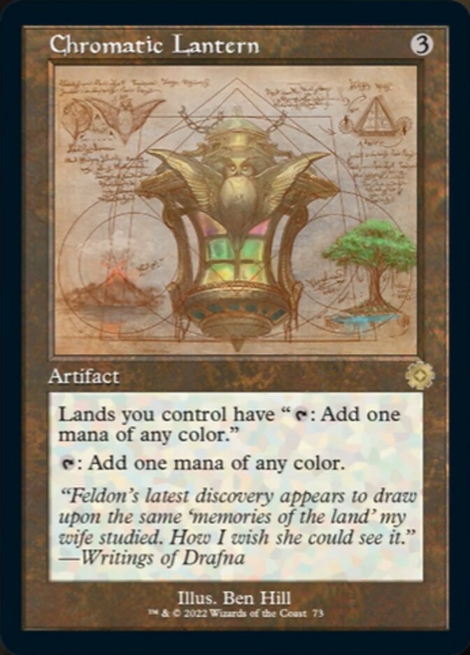 Chromatic Lantern - [Foil, Schematic] The Brothers' War Retro Artifacts (BRR)