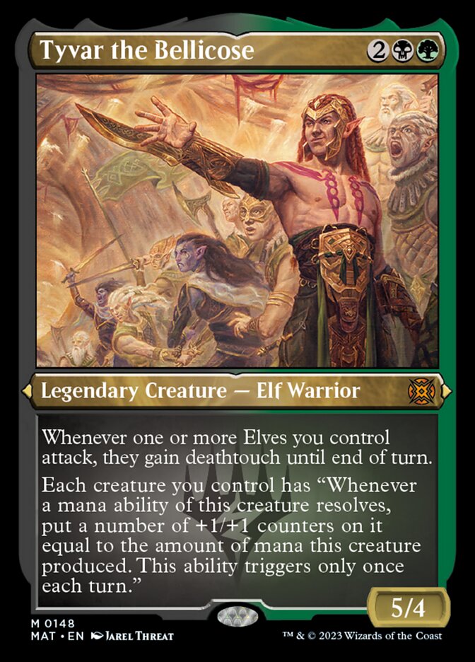 Tyvar the Bellicose - [Etched Foil] March of the Machine: The Aftermath (MAT)