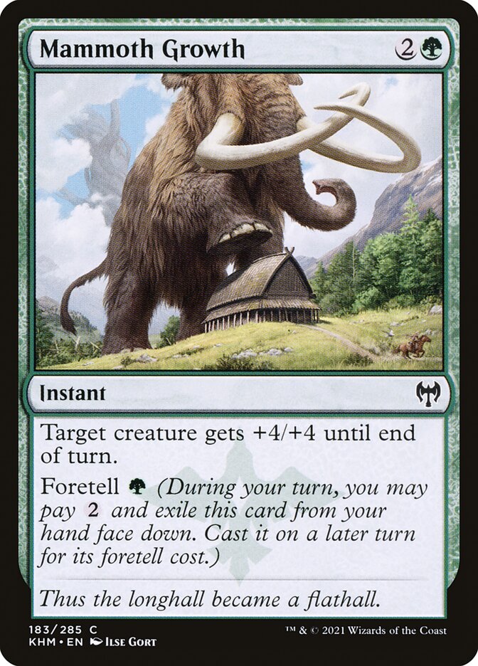 Mammoth Growth - [Foil] Kaldheim (KHM)