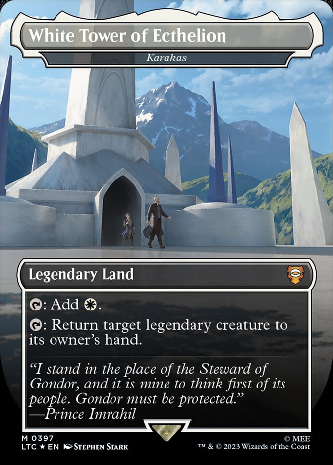 Karakas - [Surge Foil, Borderless] Tales of Middle-earth Commander (LTC)