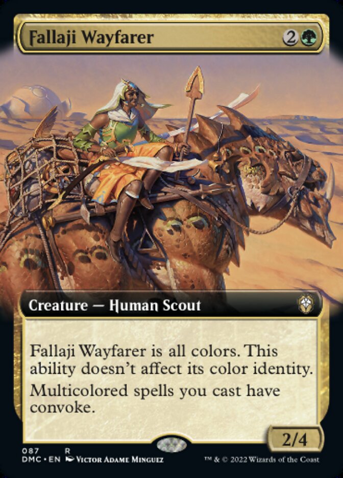 Fallaji Wayfarer - [Foil, Extended Art] Dominaria United Commander (DMC)