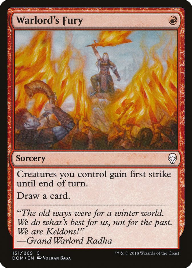 Warlord's Fury - [Foil] Dominaria (DOM)