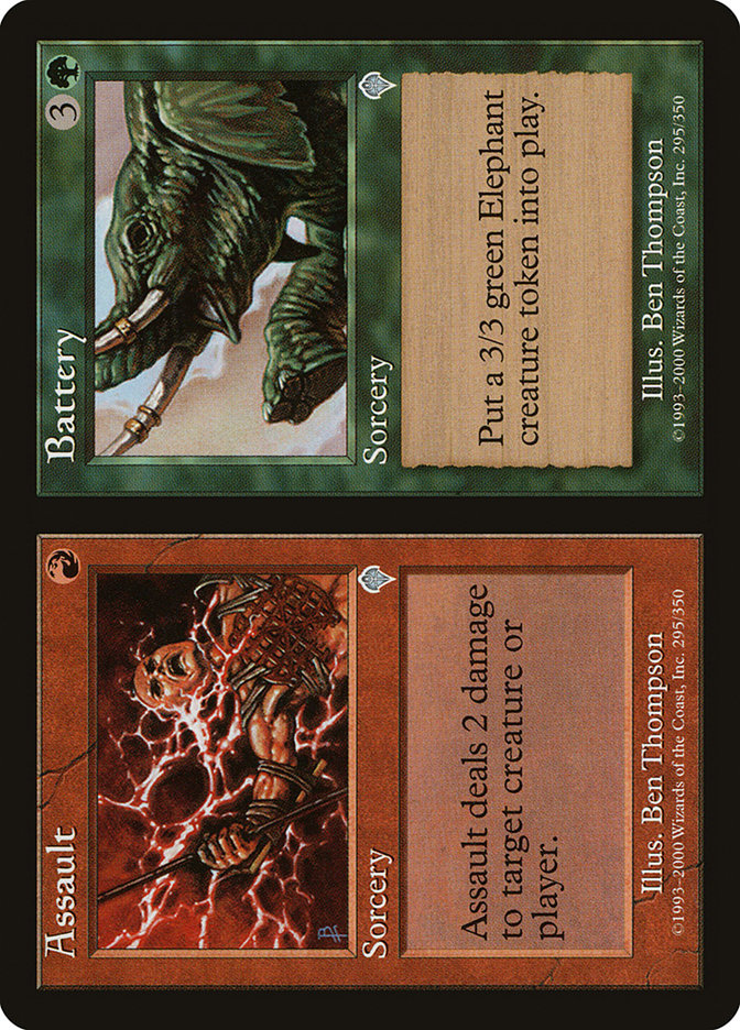 Assault // Battery - [Foil, Retro Frame] Invasion (INV)