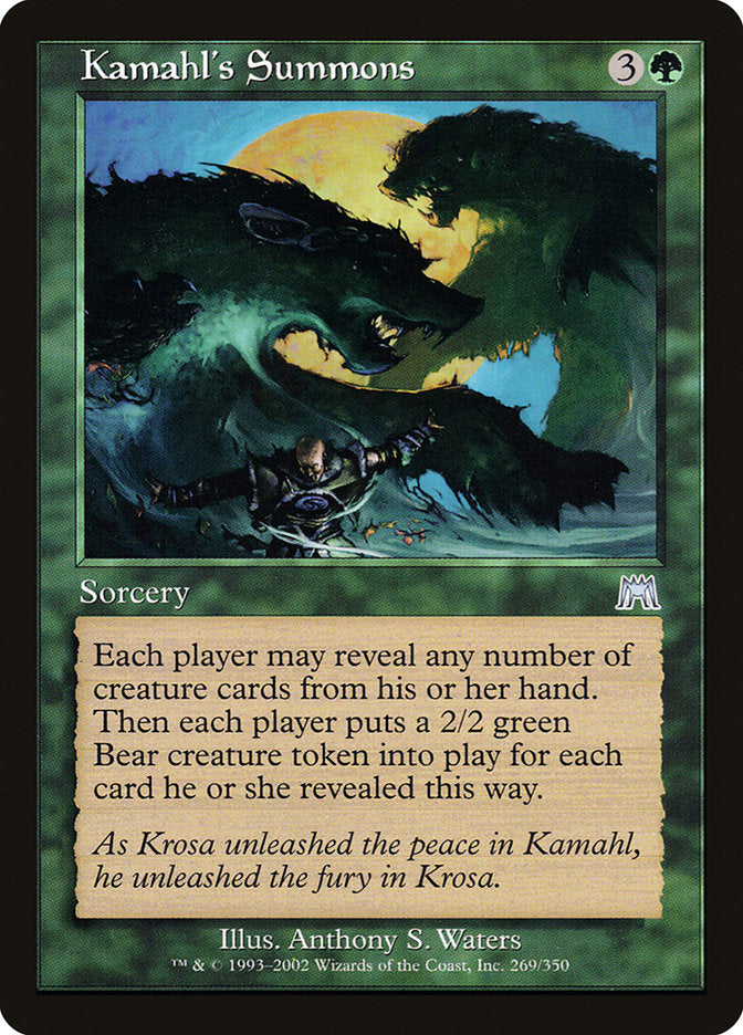 Kamahl's Summons - [Foil, Retro Frame] Onslaught (ONS)