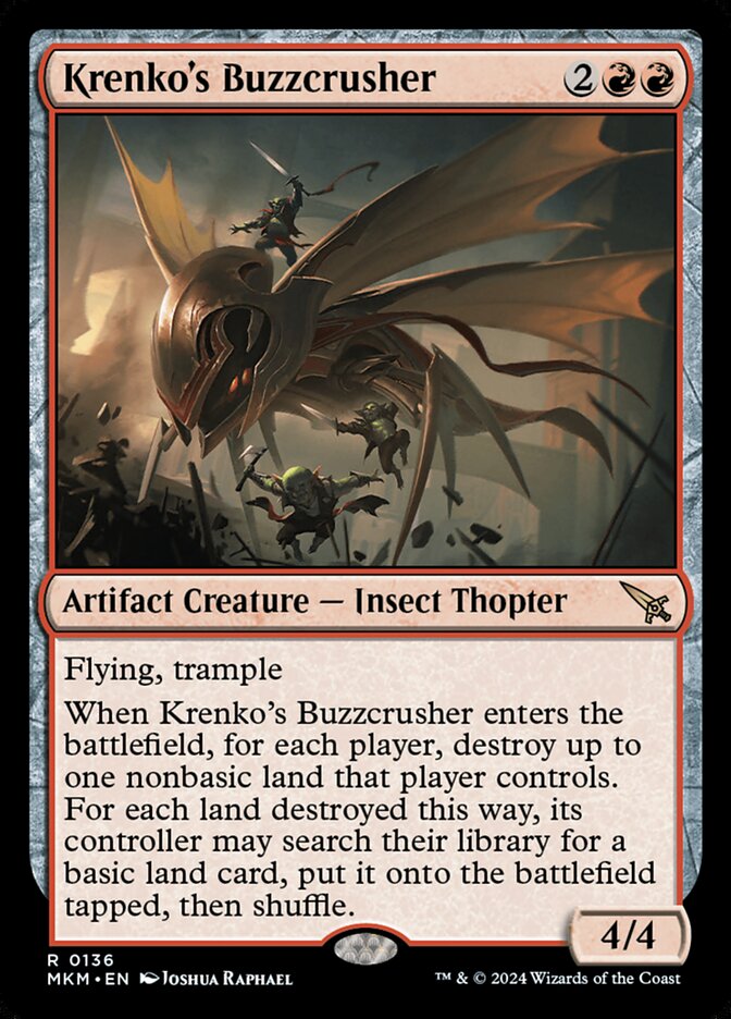Krenko's Buzzcrusher - Murders at Karlov Manor (MKM)