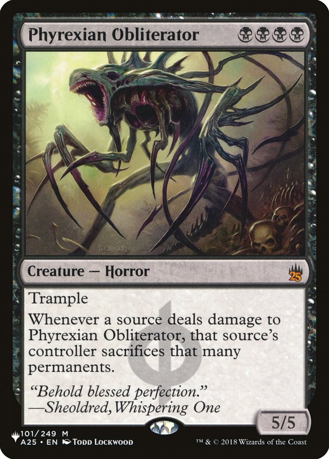 Phyrexian Obliterator - The List (PLIST)
