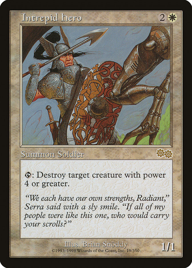Intrepid Hero - [Retro Frame] Urza's Saga (USG)