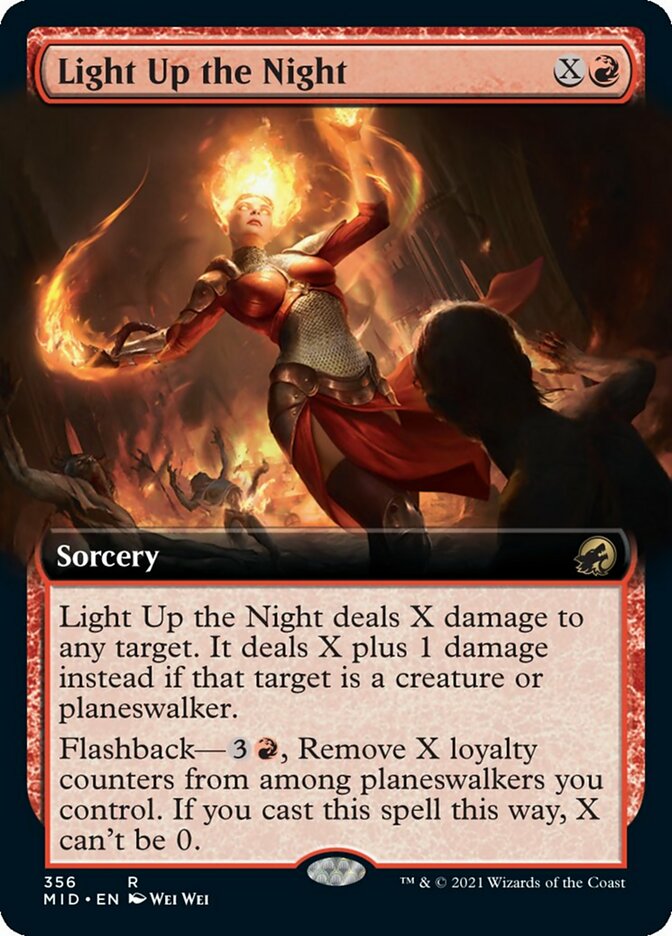 Light Up the Night - [Extended Art] Innistrad: Midnight Hunt (MID)