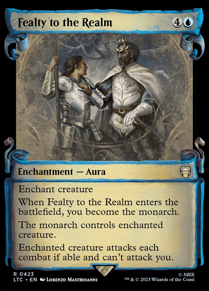 Fealty to the Realm - [Foil, Showcase Scroll] Tales of Middle-earth Commander (LTC)