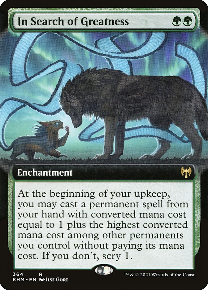 In Search of Greatness - [Foil, Extended Art] Kaldheim (KHM)