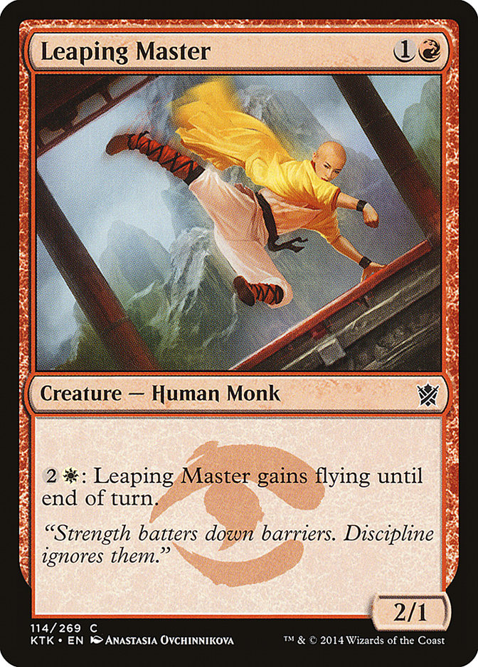 Leaping Master - [Foil] Khans of Tarkir (KTK)