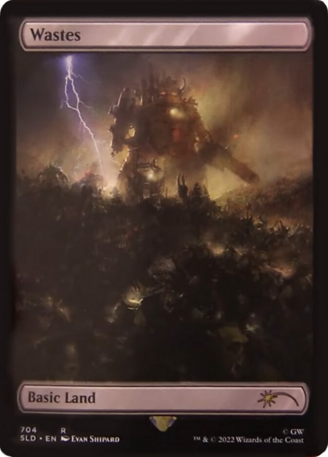 Wastes (704) - [Foil, Full Art] Secret Lair Drop (SLD)