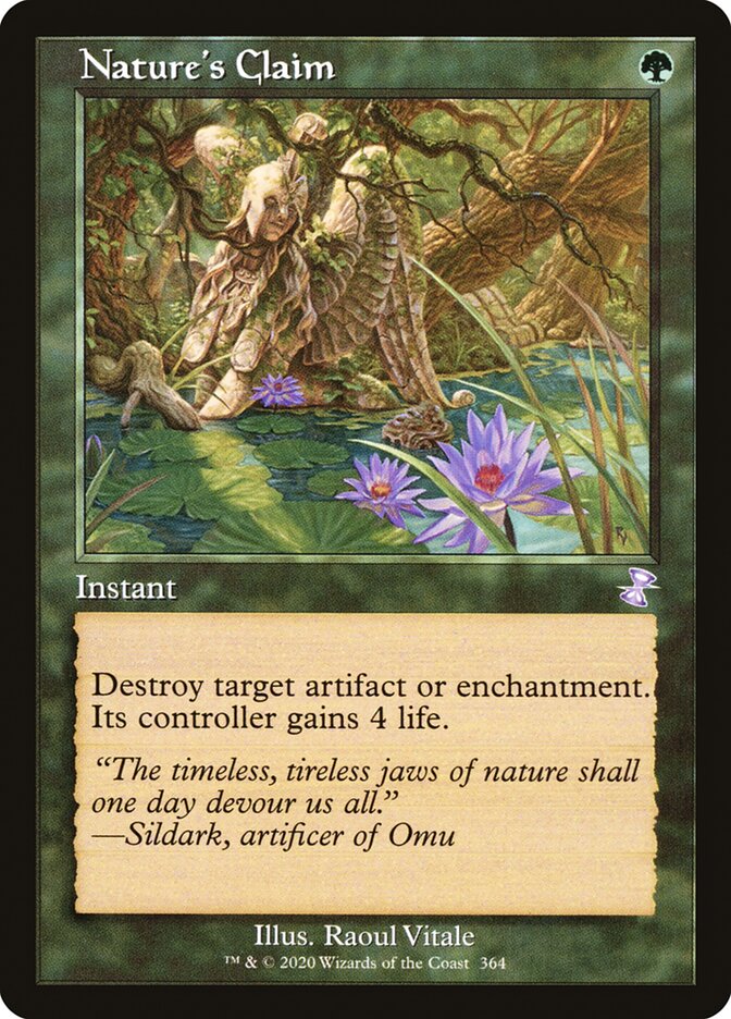Nature's Claim - [Foil, Retro Frame] Time Spiral Remastered (TSR)