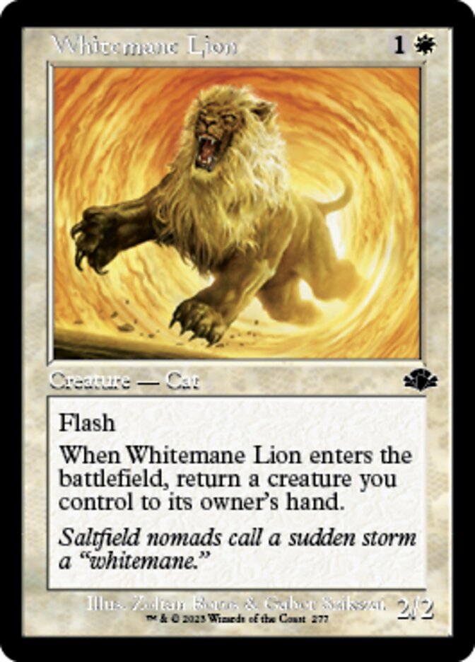 Whitemane Lion - [Retro Frame] Dominaria Remastered (DMR)