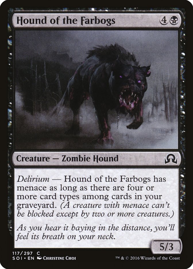 Hound of the Farbogs - [Foil] Shadows over Innistrad (SOI)