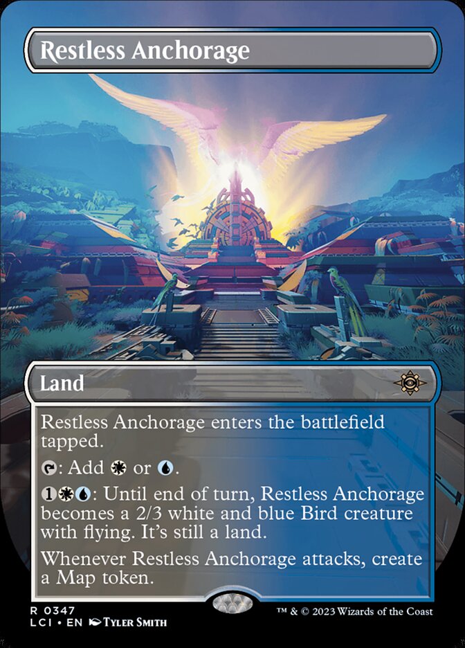 Restless Anchorage - [Foil, Borderless] The Lost Caverns of Ixalan (LCI)
