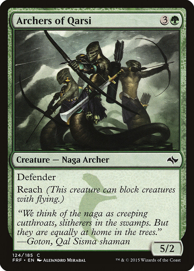 Archers of Qarsi - [Foil] Fate Reforged (FRF)