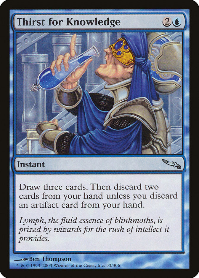 Thirst for Knowledge - [Foil] Mirrodin (MRD)