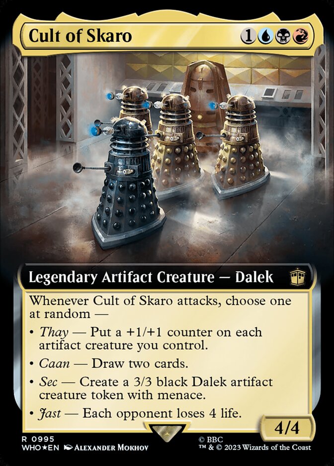 Cult of Skaro - [Surge Foil, Extended Art] Doctor Who (WHO)