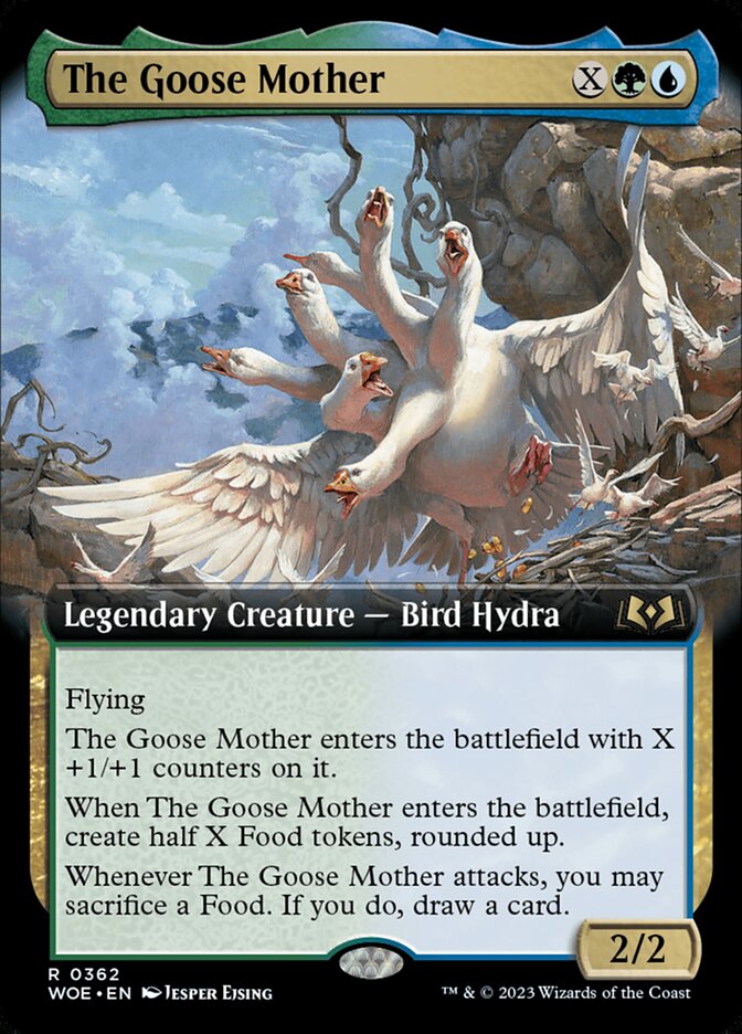 The Goose Mother - [Extended Art] Wilds of Eldraine (WOE)