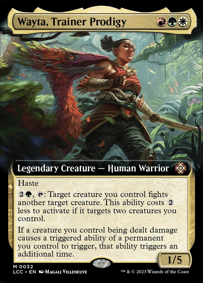 Wayta, Trainer Prodigy - [Extended Art] Lost Caverns of Ixalan Commander (LCC)