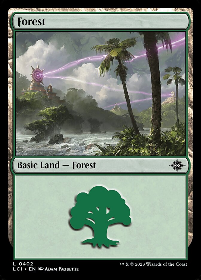 Forest (402) - [Foil] The Lost Caverns of Ixalan (LCI)