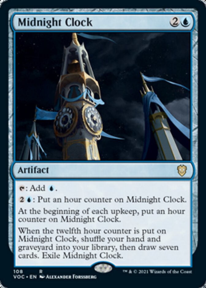 Midnight Clock - [Foil] Crimson Vow Commander (VOC)