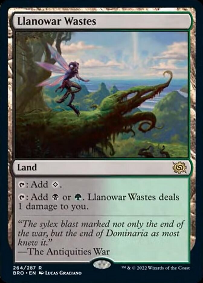 Llanowar Wastes - [Foil] The Brothers' War (BRO)