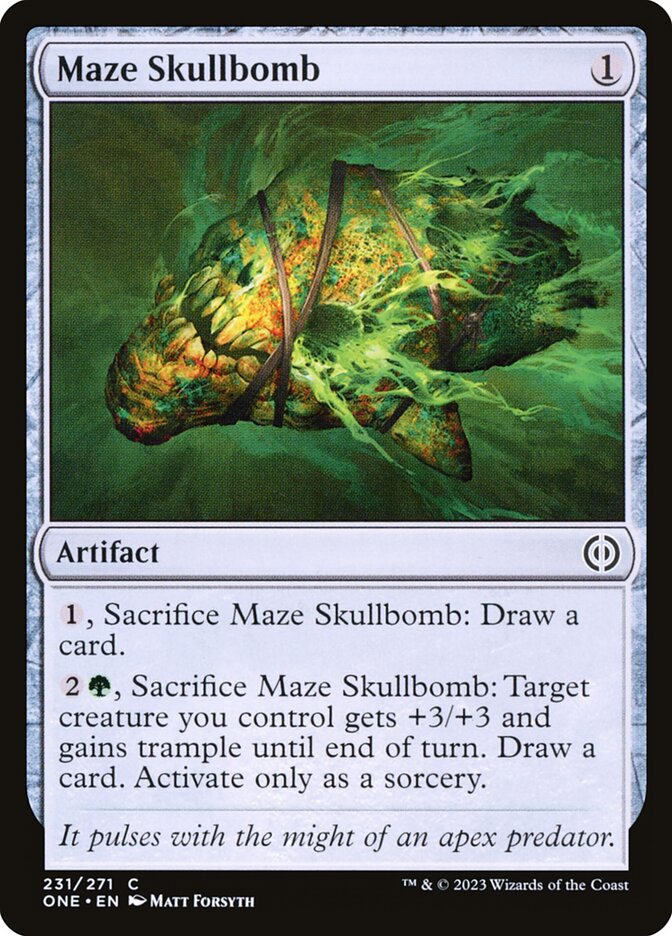Maze Skullbomb - [Foil] Phyrexia: All Will Be One (ONE)