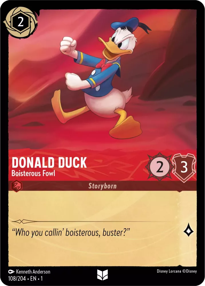 Donald Duck - Boisterous Fowl - [Foil] The First Chapter (1)