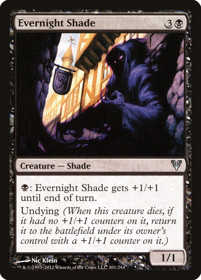 Evernight Shade - [Foil] Avacyn Restored (AVR)