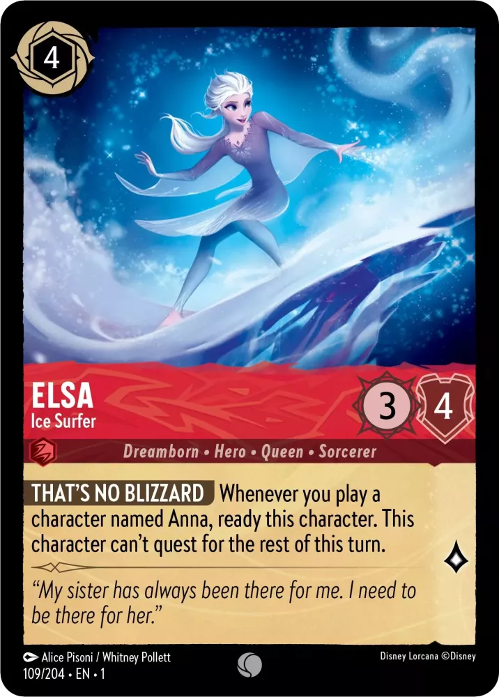 Elsa - Ice Surfer - [Foil] The First Chapter (1)