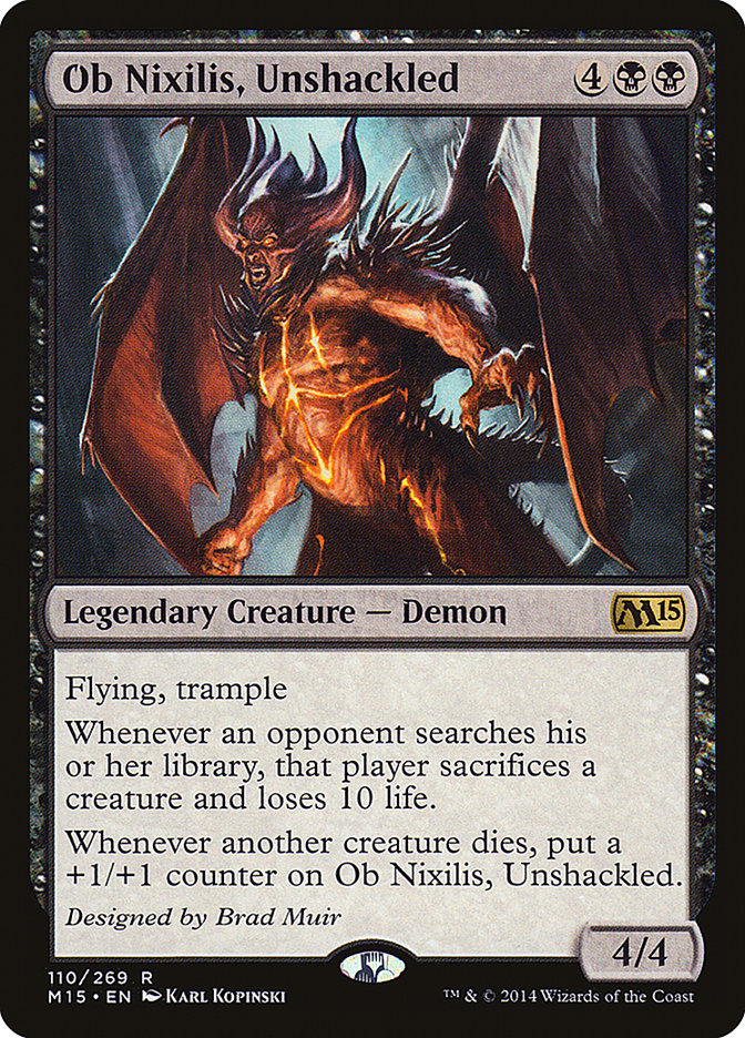 Ob Nixilis, Unshackled - [Foil] Magic 2015 (M15)