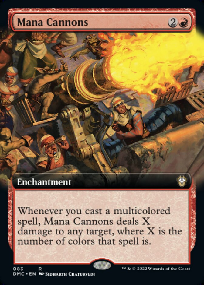 Mana Cannons - [Foil, Extended Art] Dominaria United Commander (DMC)