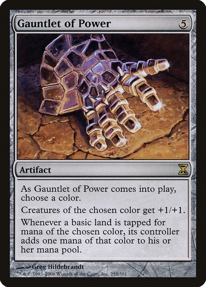 Gauntlet of Power - [Foil] Time Spiral (TSP)