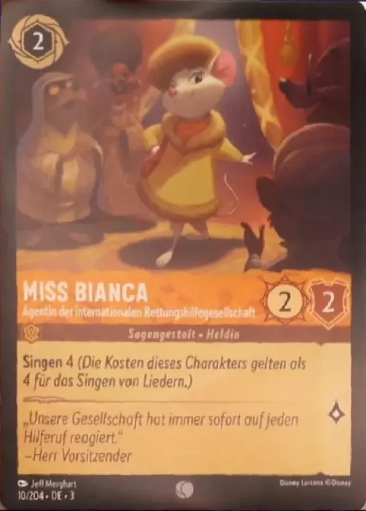 Miss Bianca - International Rescue Aid Society Agent - [Foil] Into the Inklands (3)