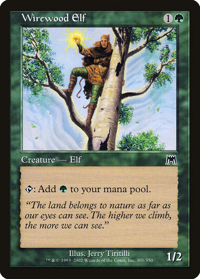 Wirewood Elf - [Foil, Retro Frame] Onslaught (ONS)
