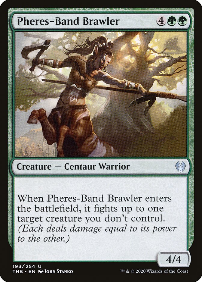 Pheres-Band Brawler - [Foil] Theros Beyond Death (THB)