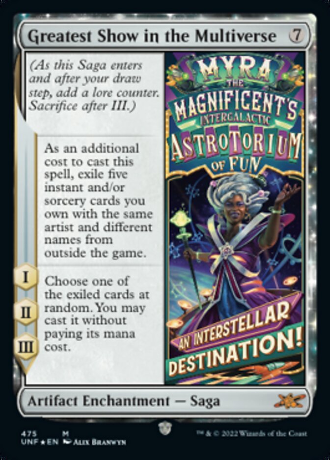 Greatest Show in the Multiverse - [Galaxy Foil] Unfinity (UNF)