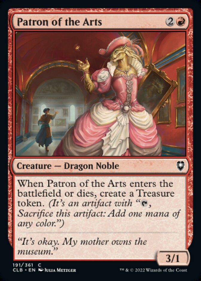Patron of the Arts - [Foil] Commander Legends: Battle for Baldur's Gate (CLB)