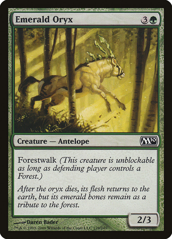 Emerald Oryx - [Foil] Magic 2010 (M10)