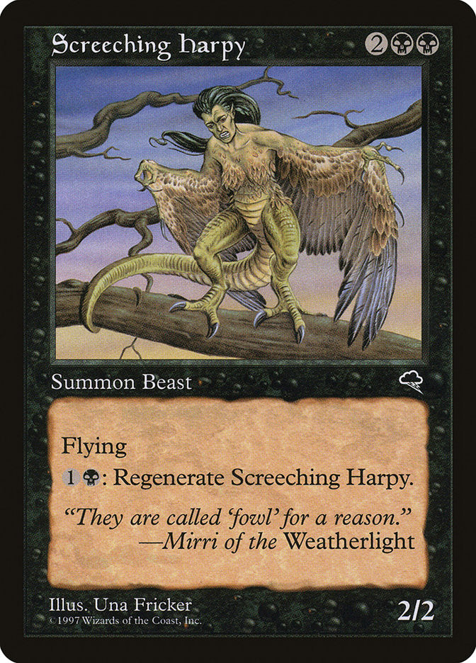 Screeching Harpy - [Retro Frame] Tempest (TMP)