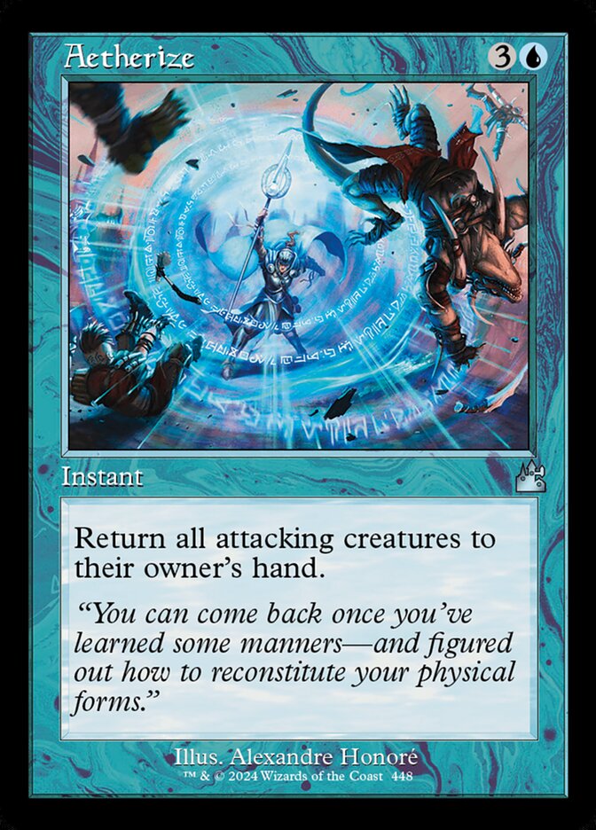 Aetherize - [Foil, Retro Frame] Ravnica Remastered (RVR)