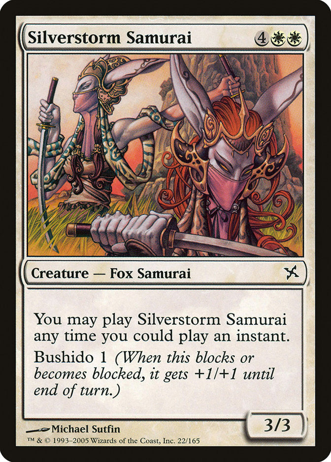 Silverstorm Samurai - [Foil] Betrayers of Kamigawa (BOK)