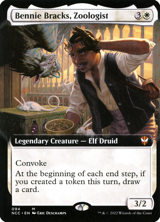 Bennie Bracks, Zoologist - [Foil, Extended Art] New Capenna Commander (NCC)