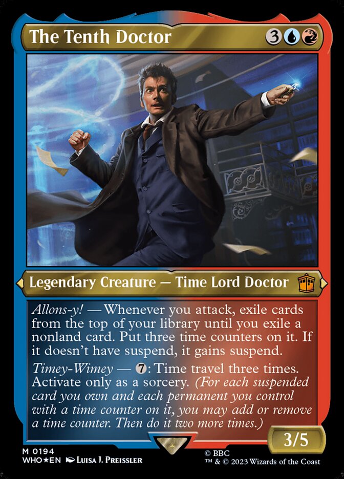 The Tenth Doctor - [Etched Foil] Doctor Who (WHO)