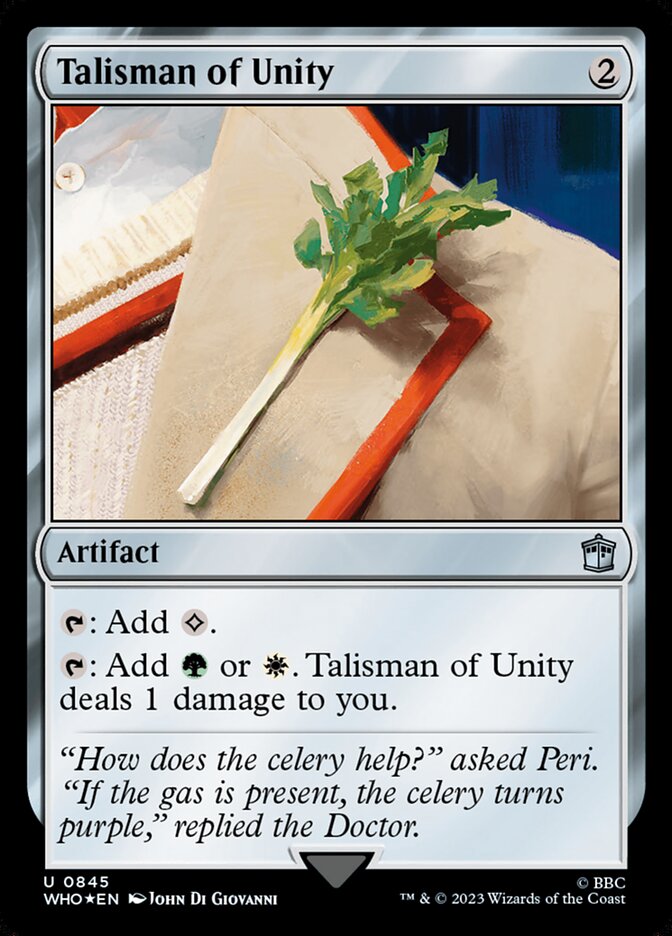 Talisman of Unity - [Surge Foil] Doctor Who (WHO)