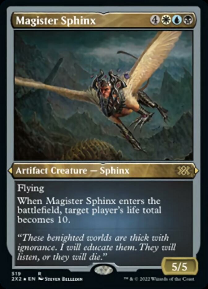 Magister Sphinx - [Etched Foil] Double Masters 2022 (2X2)