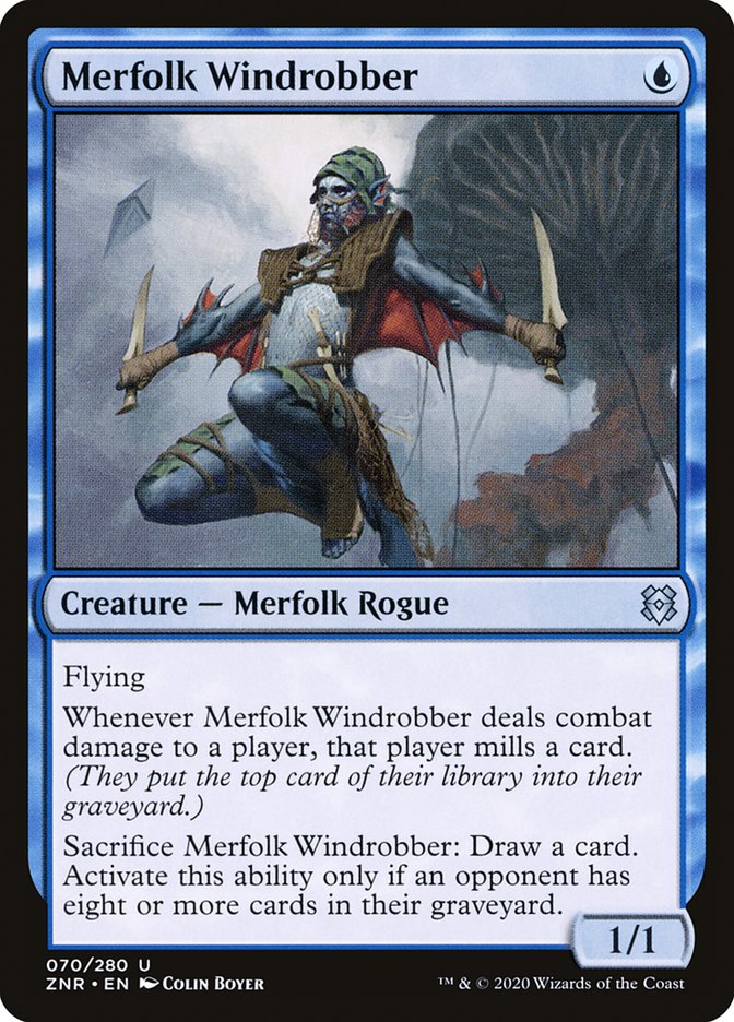 Merfolk Windrobber - Zendikar Rising (ZNR)